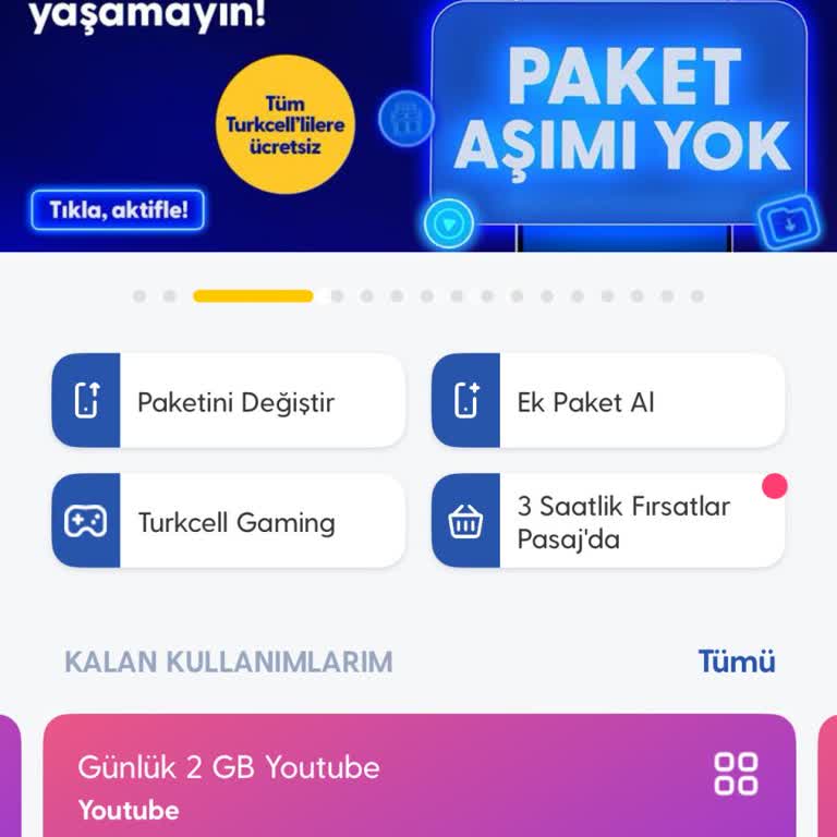Hediye İnternet Kullanılamıyor