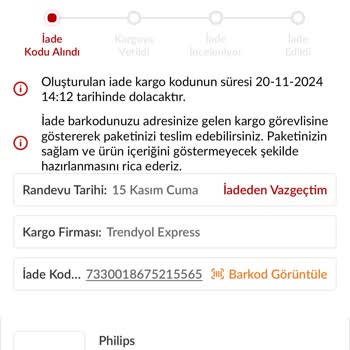 İade Talebinde Zorluk: Ürünün Arkasında Durmayan Firma