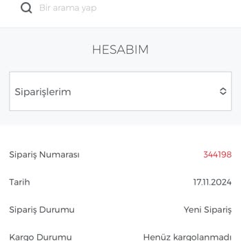 Loft Siparişim Kayıp Müşteri Hizmetleri İlgisiz