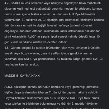 Cayma Hakkı İhlali Ve Gece Rahatsızlığı