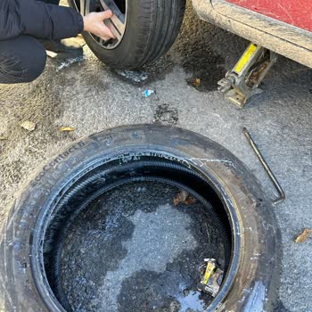 Yol Çukurundan Kaynaklanan Lastik Hasarı