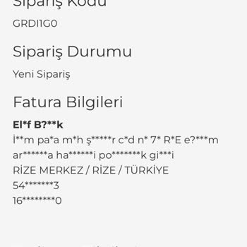 Sipariş Takip Sorunu Ve İletişim Eksikliği