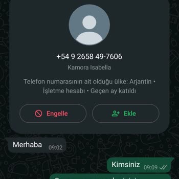 WhatsApp Üzerinden Gelen Şüpheli Mesaj Ve Güvenlik Endişesi