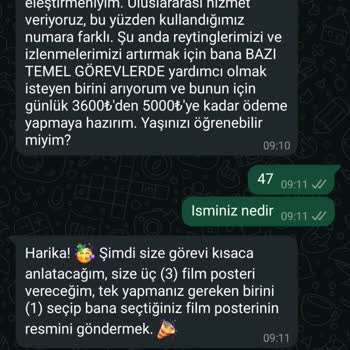 WhatsApp Üzerinden Gelen Şüpheli Mesaj Ve Güvenlik Endişesi