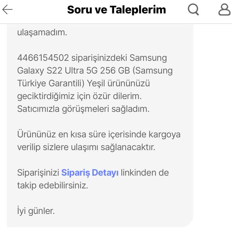 Haksız Sipariş İptali Mağduriyeti