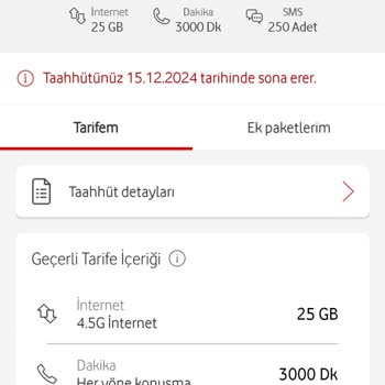 Vodafone'un Fahiş Fiyatlı Tarifeleri