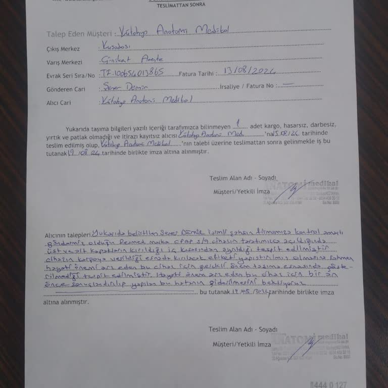 Solunum Cihazımızın Kargo Sürecinde Paramparça Olması Ve Sürat Kargo'nun İlgisizliği