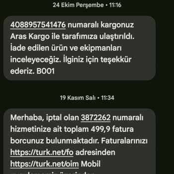 TurkNet Fatura Sorunu Ve İletişim Eksikliği