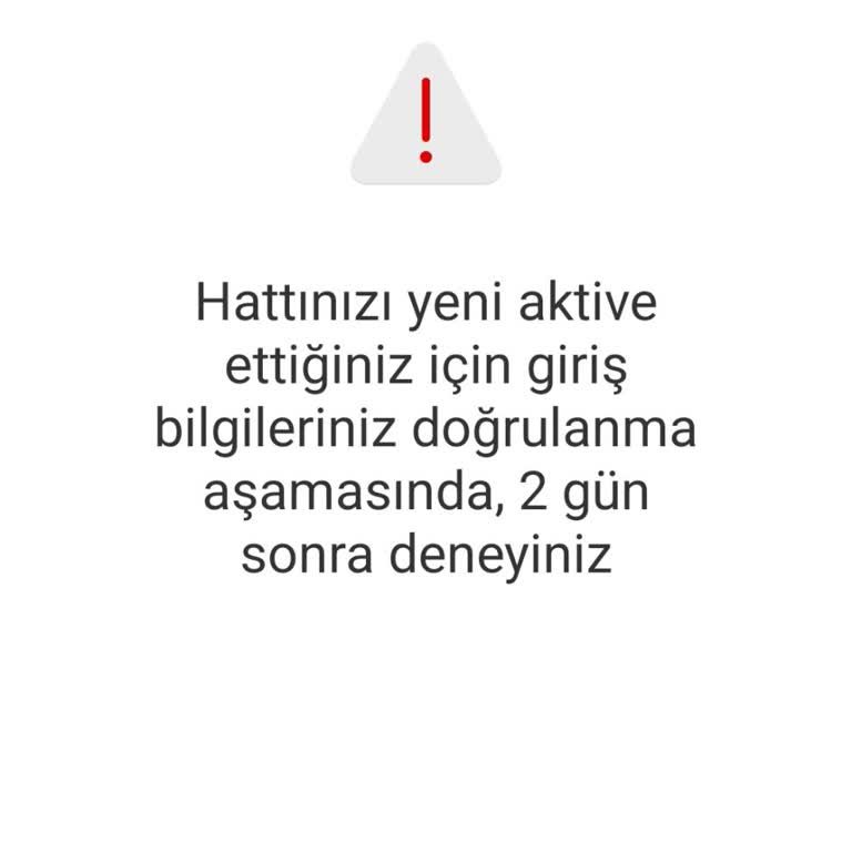 Vodafone Fırsatlar Dünyasına Erişim Sorunu