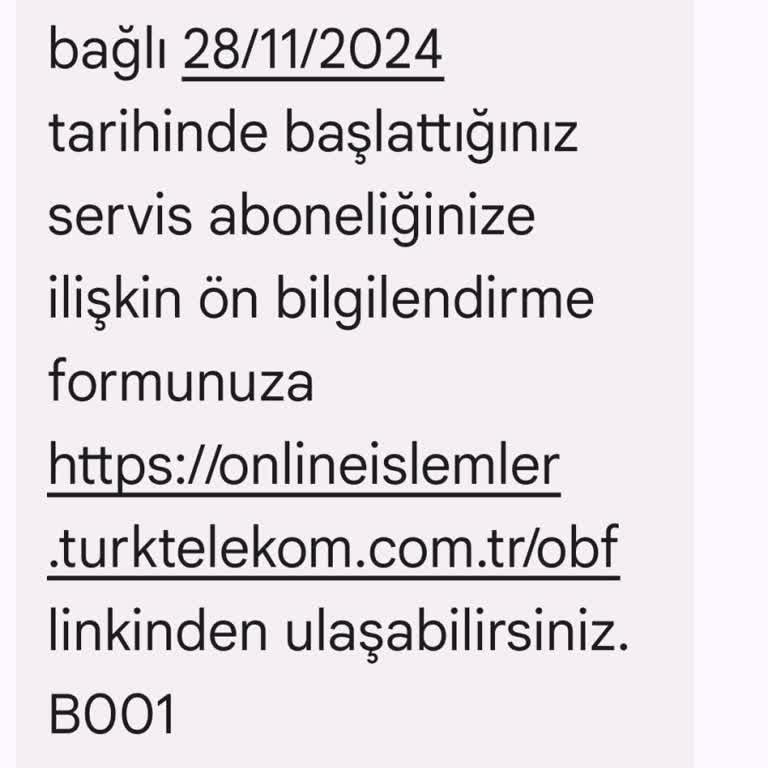 İzinsiz Başlatılan Abonelik Ve Erişilemeyen Bağlantı