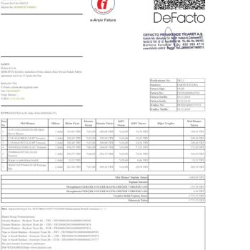 DeFacto Online Mağazada Sipariş Teslim Edilmedi Ve Müşteri Hizmetleri Çözüm Sunmuyor
