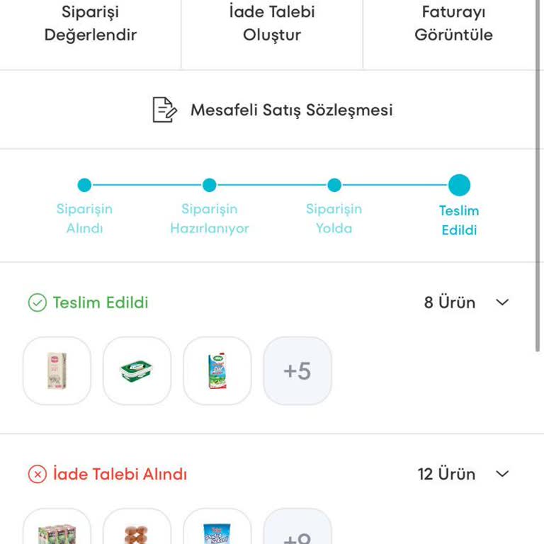 Eksik Ürünler Ve İade Sorunu