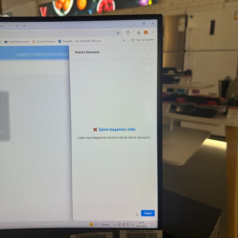 Ödeal Cihazları Ve Fibabanka Kartı İle Sürekli Hata