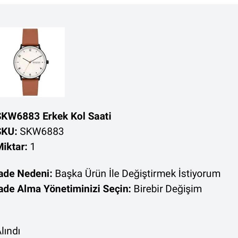 Saat Siparişinde İletişim Ve Bilgilendirme Sorunu