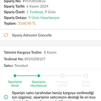 Teslim Edilmeyen Sipariş Ve Yetersiz Müşteri Hizmeti