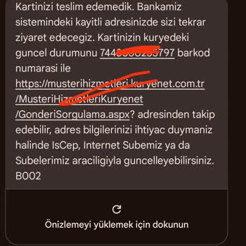 Kart Teslimatında Kurye Sorunu Ve Müşteri Hizmetleri İlgisizliği