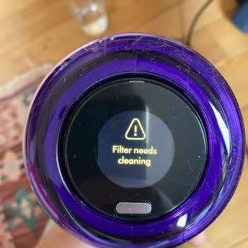 Dyson V12 Keeps Showing "Clean Filter" Warning Even After Cleaning