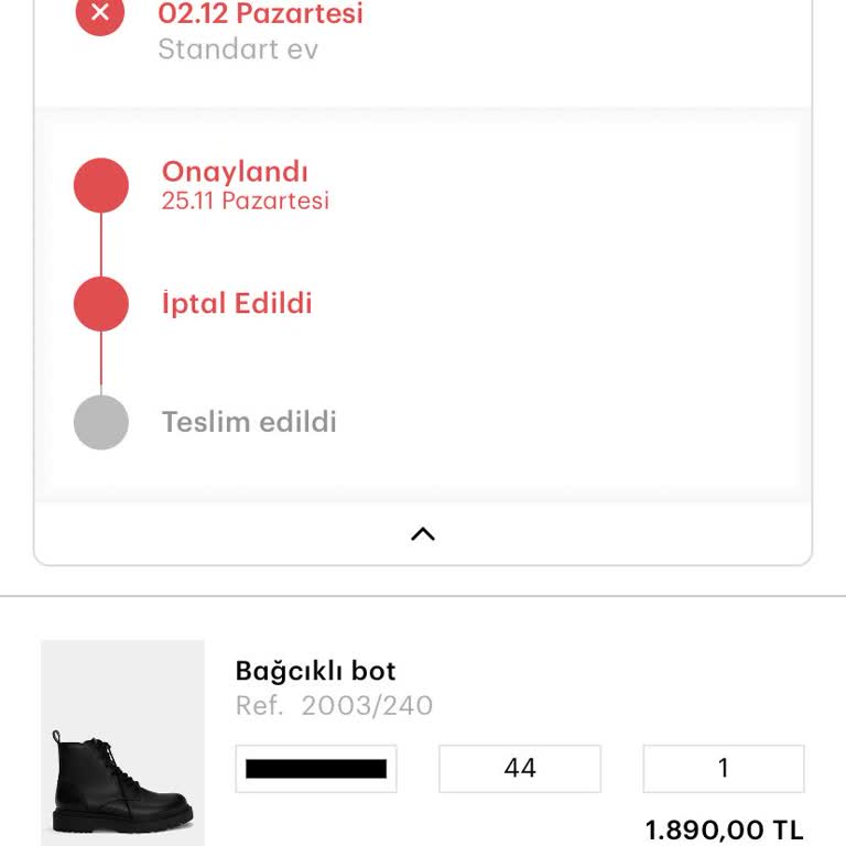İptal Edilen Sipariş Ve İade Sorunu
