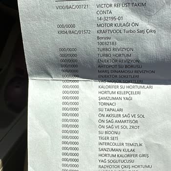 Bosch Servisinde Yaşanan Fatura Sorunu Ve Araç Arızaları