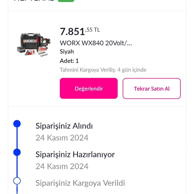 Pazarama'da Sipariş Sorunu Ve Tehdit İddiası