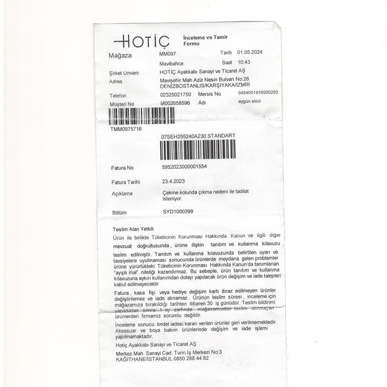 Hotiç Valiz Tamir Talebim Reddedildi Müşteri Hizmetleri Sessiz