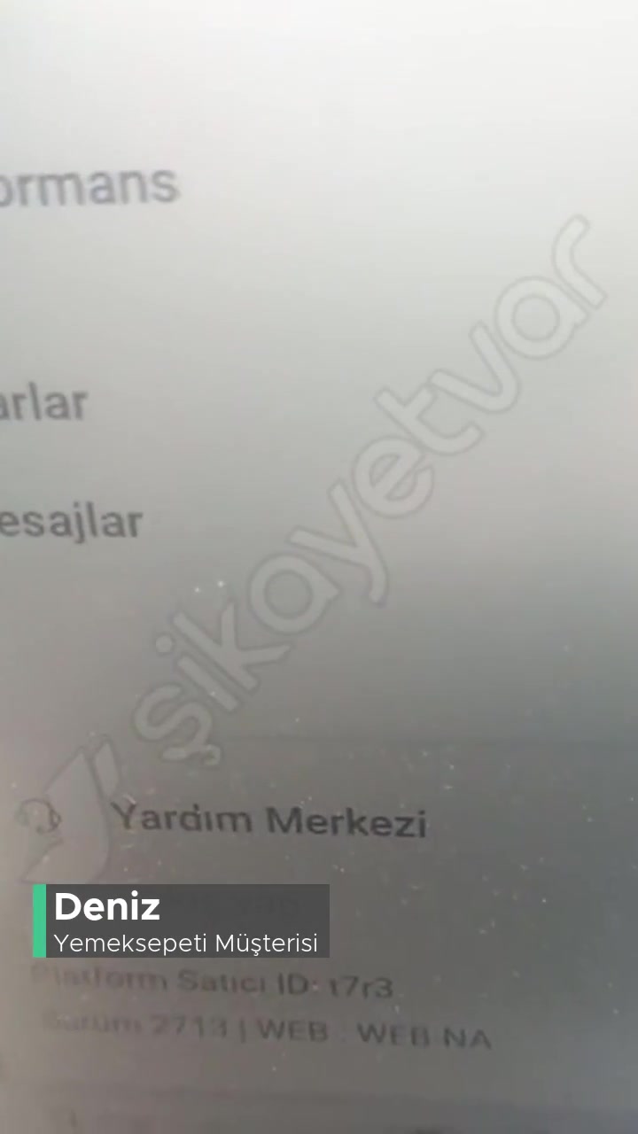 Yemeksepeti Çözüm Bekliyorum,  Lütfen Arayın! videonun kapak resmi
