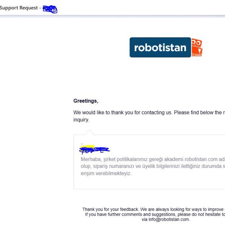 Robot Kitine Erişim Engeli Ve Destek Eksikliği