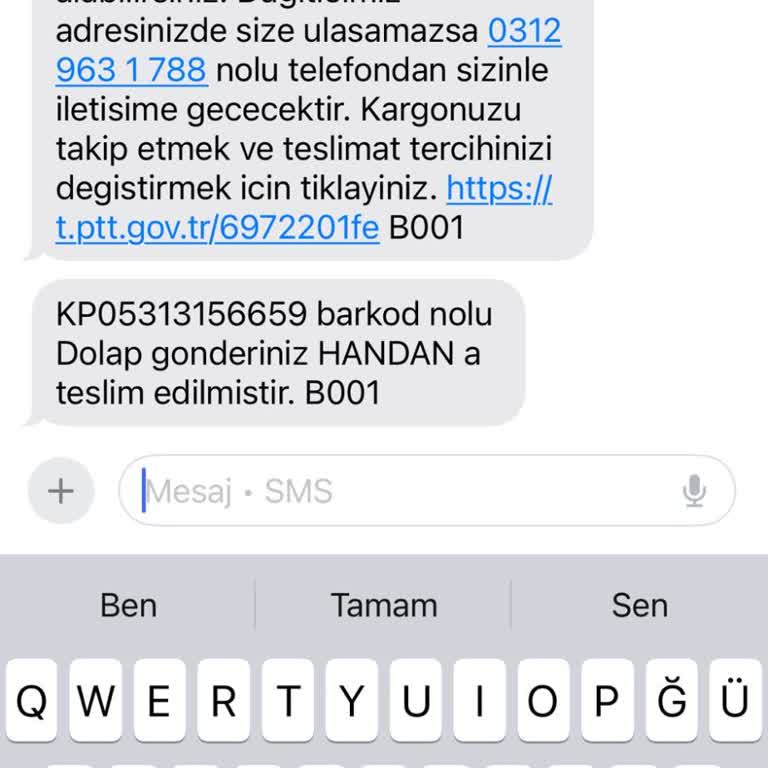 PTT Kargo Teslimat Sorunu Ve Müşteri Hizmetleri Ulaşılamazlığı