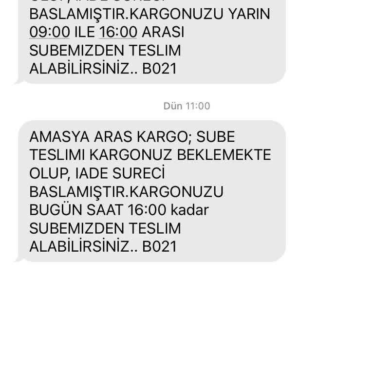 Teslimat Sorunu Ve Kötü Müşteri Hizmeti