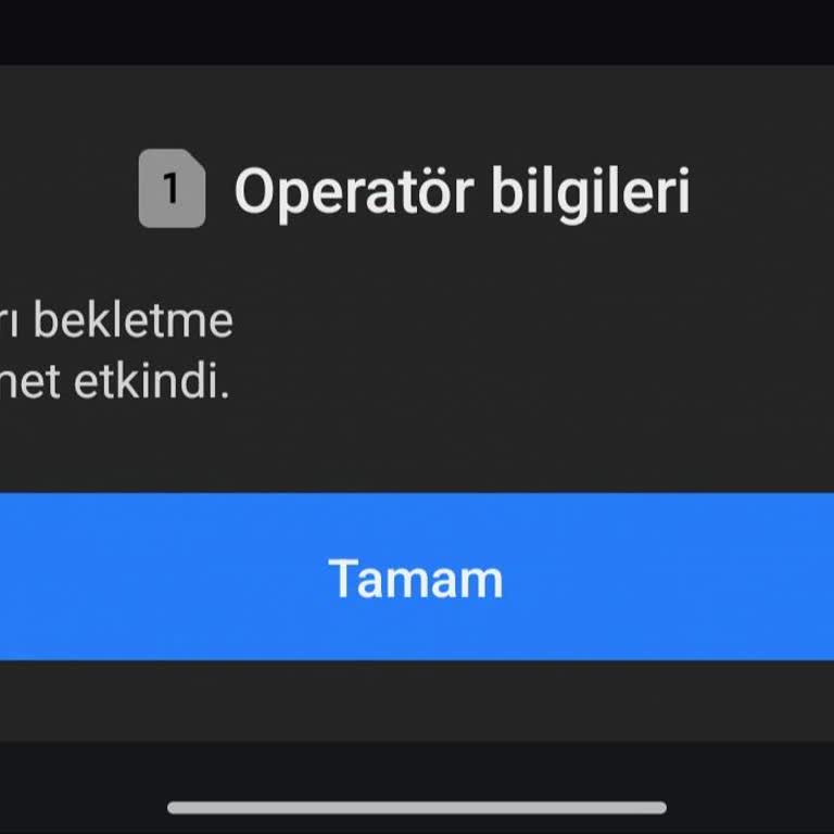 Arama Bekletme Sorunu: Yeni Operatörde Bildirim Alamıyorum