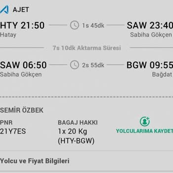 Anadolu Jet Ve Pegasus Arasında Kayıp Yolcu Bilgilendirmesi