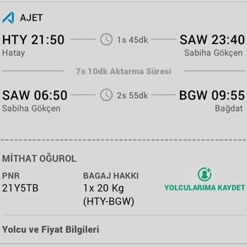 Anadolu Jet Ve Pegasus Arasında Kayıp Yolcu Bilgilendirmesi