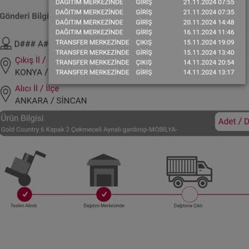 Kargo Dağıtım Merkezinde Rehin Kalan Paket