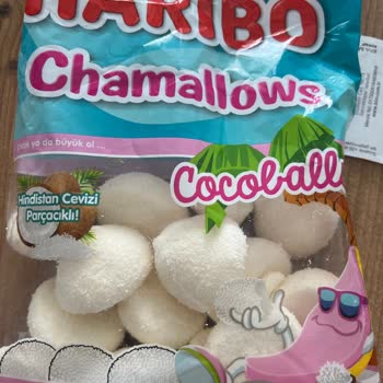 Обнаружила черное вещество в Haribo Chamallows