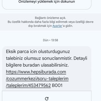 Eksik Ürün Ve Yanıltıcı Kargo Bilgisi Sorunu