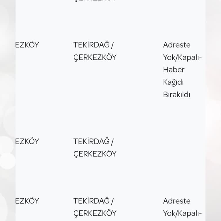 Adresime Ulaşılamayan Kargo Ve İlgisiz Müşteri Hizmeti