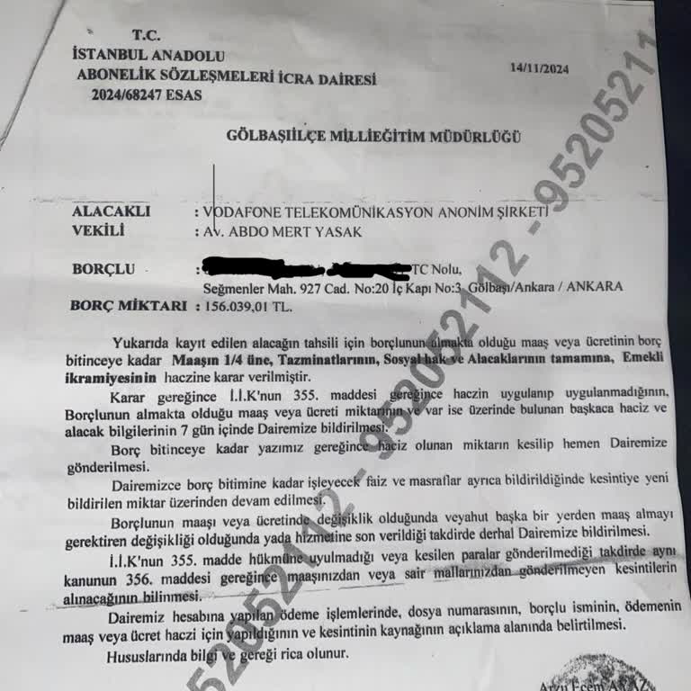 Yanlış İcra Bildirimiyle Şok Oldum