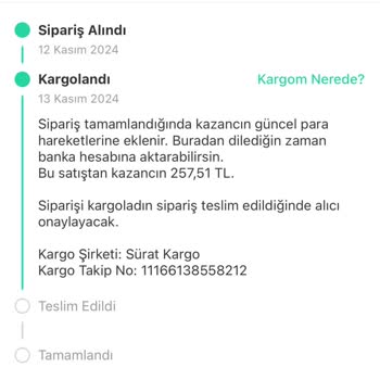 Kayıp Kargo Ve İletişimsizlik Mağduru Satıcı