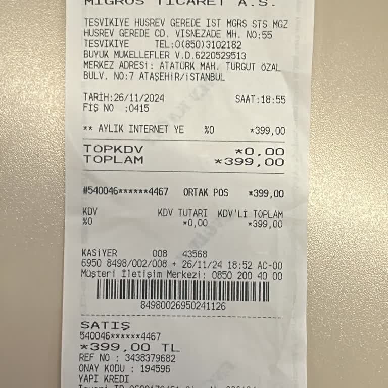 Ödeme Sonrası İnternet Erişim Sorunu