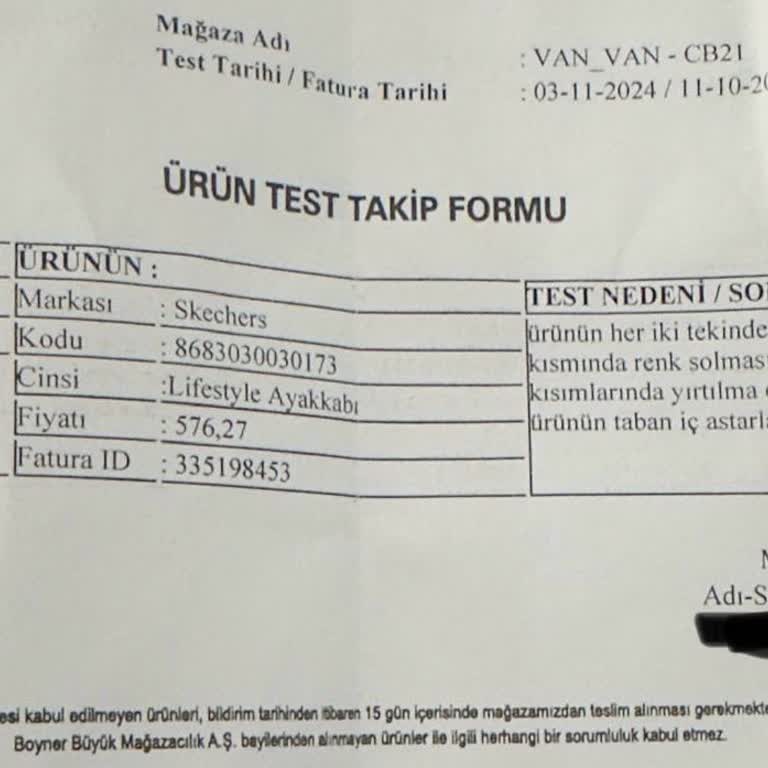 Skechers Ayakkabım İki Ayda Paramparça Oldu