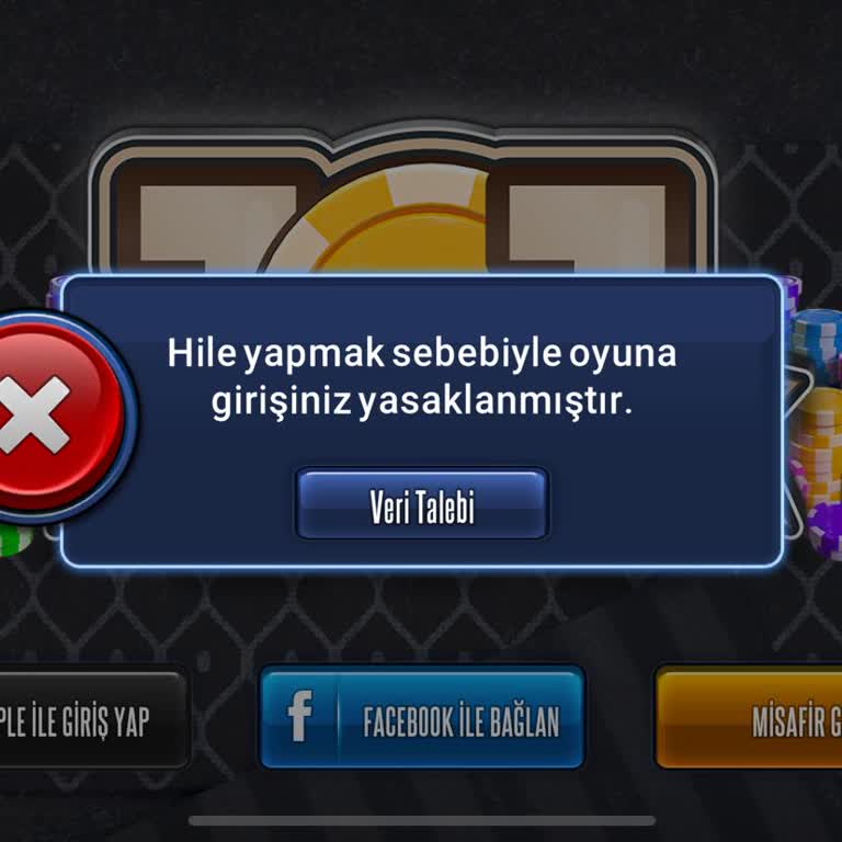 101 Okey Plus Haksız Hesap Engelleme Sorunu