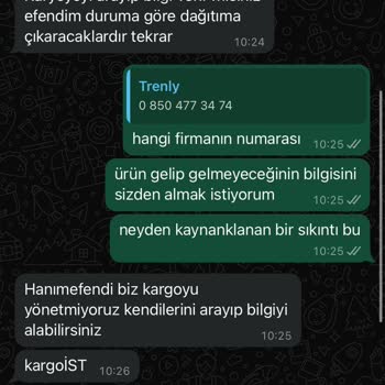 Trenly'den Sipariş Karmaşası Ve İade Sorunu