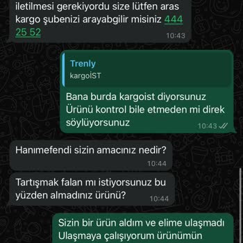 Trenly'den Sipariş Karmaşası Ve İade Sorunu