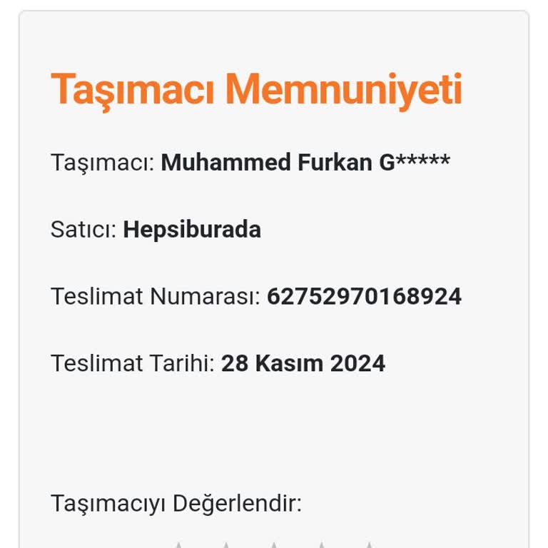 Teslim Edilmeyen Kargo Ve Yetersiz Müşteri Hizmetleri