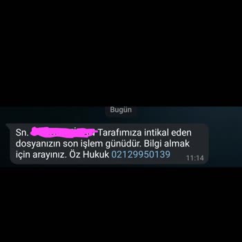 Öz Hukuk Şikayeti!