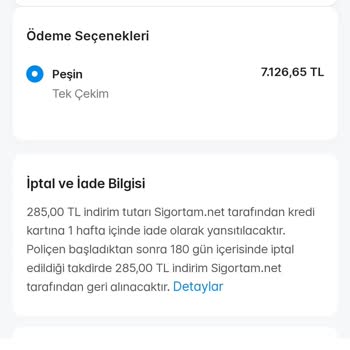 İade Edilmeyen Sigorta Ücreti