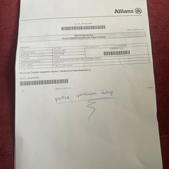 Allianz Sigorta: Haberim Olmadan İptal Edilen Poliçe Mağduriyeti