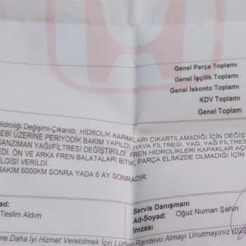 Honda Servisinde Yetersiz Hizmet Ve İletişim Sorunu