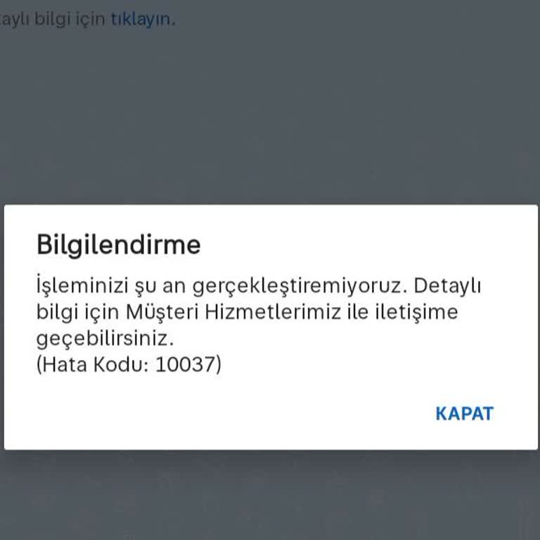 Sahibinden.com Mesaj Gönderme Sorunu: 10037 Hata Kodu