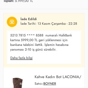 Geciken İade Süreci Ve İletişim Sorunları